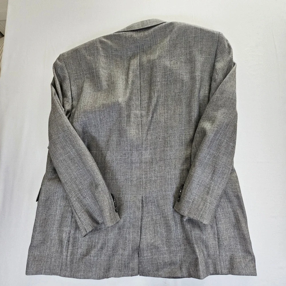 2Jos. A. Bank Blazers Lot 52L Silk Wool Camel Hair Sport Coat Grey Brown 52 Long